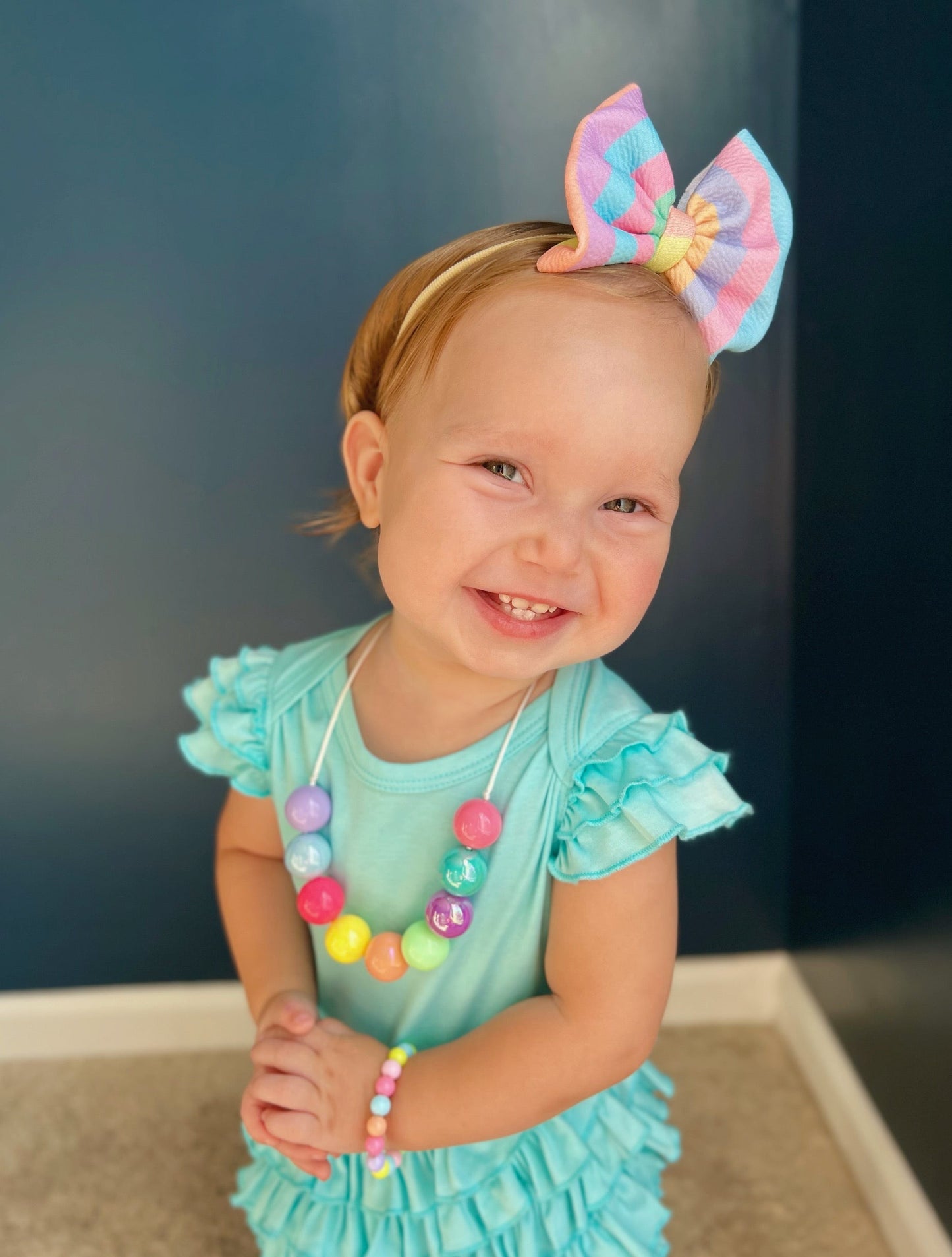 Tie Dye Bow | Sherbet Punch
