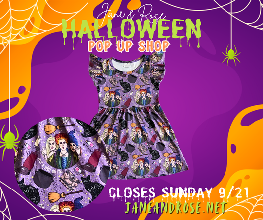 Ruffle Sleeve House Dress | Hocus Pocus