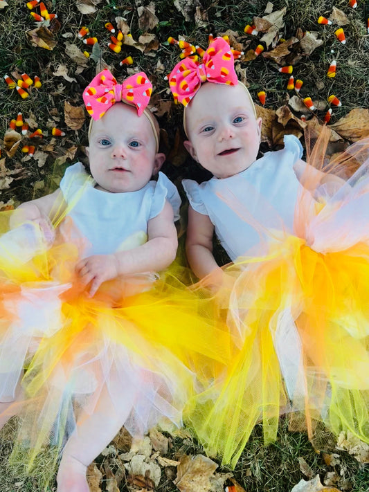 Halloween Bow | Candy Corn Queen