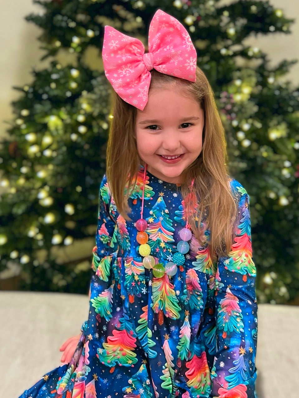 Winter Bow | Blush Blizzard