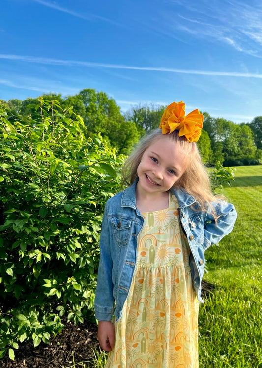 Solid Bow | Butterscotch