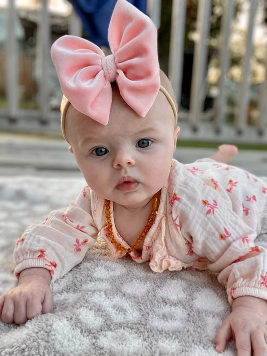 Velvet Bow | Rose