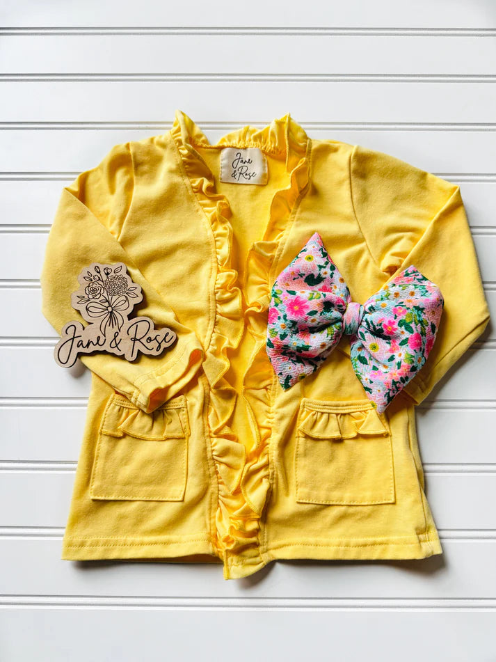 Ruffle Cardigan | Banana