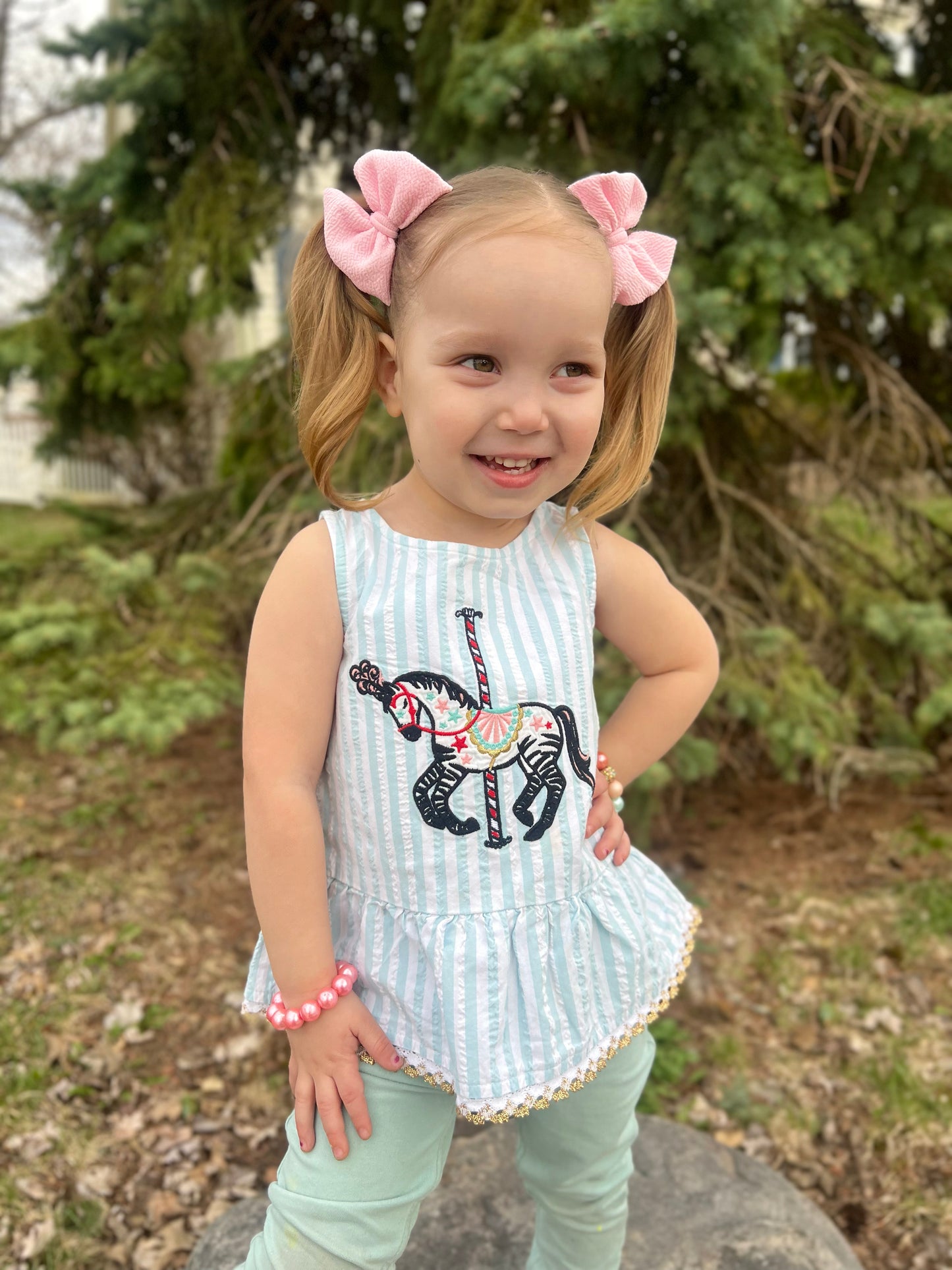 Solid Bow | Cotton Candy
