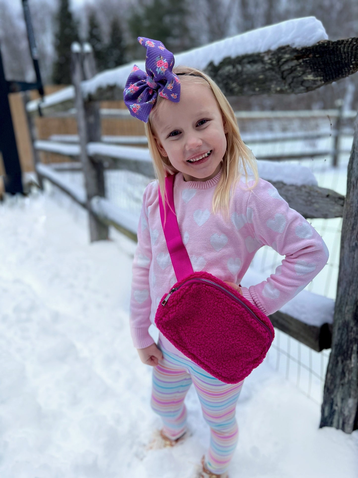 Belt Bag | Hot Pink Fuzz