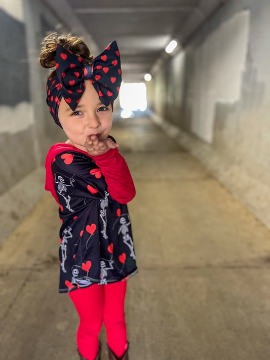 Valentines Bow | Queen of Hearts