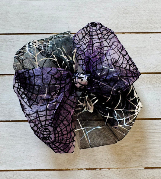 Halloween Bow | Venom & Twisted Web Mashup