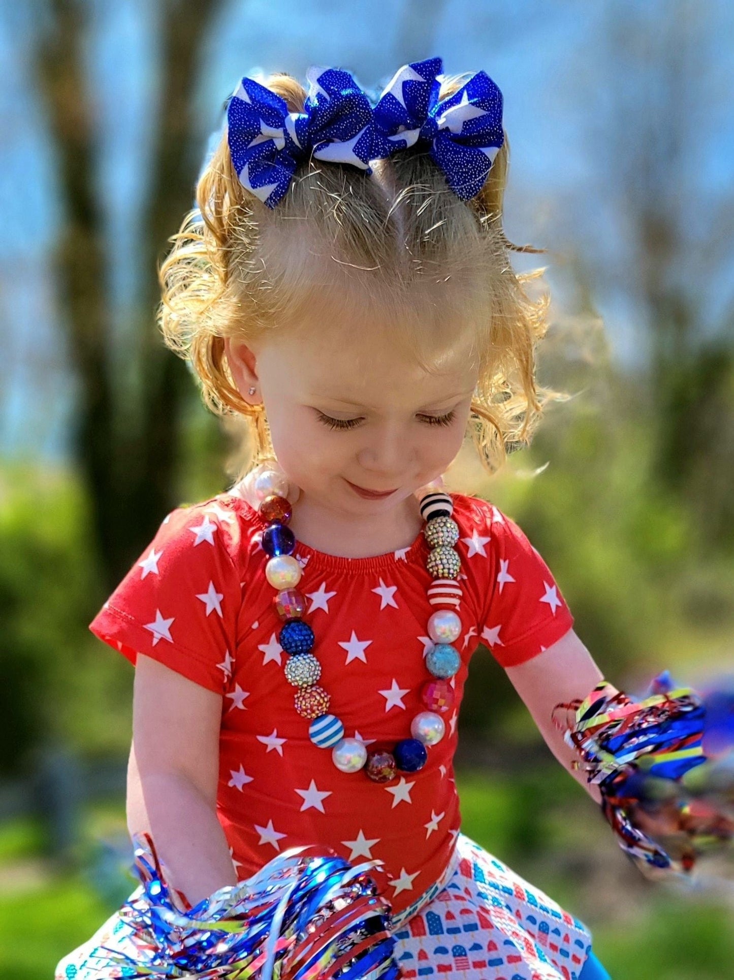 Patriotic Bow | Star Spangled