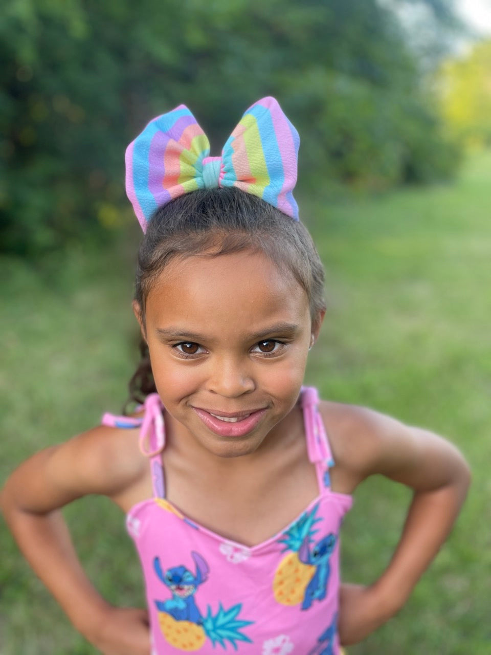 Tie Dye Bow | Sherbet Punch