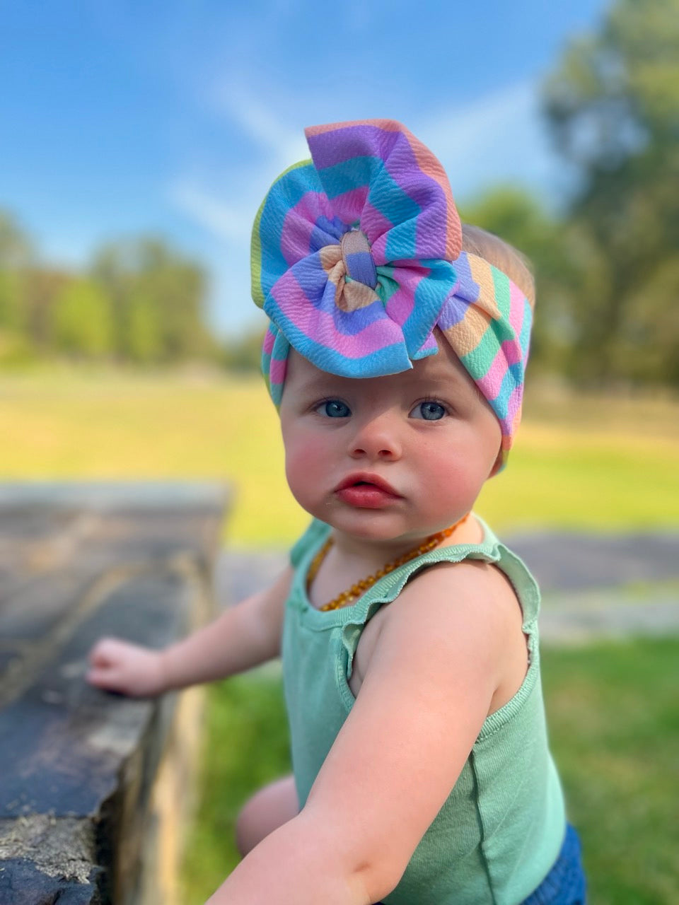 Tie Dye Bow | Sherbet Punch