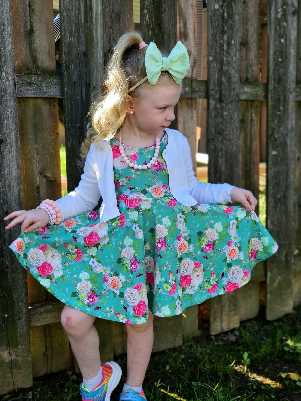 Solid Bow | Mint Chip