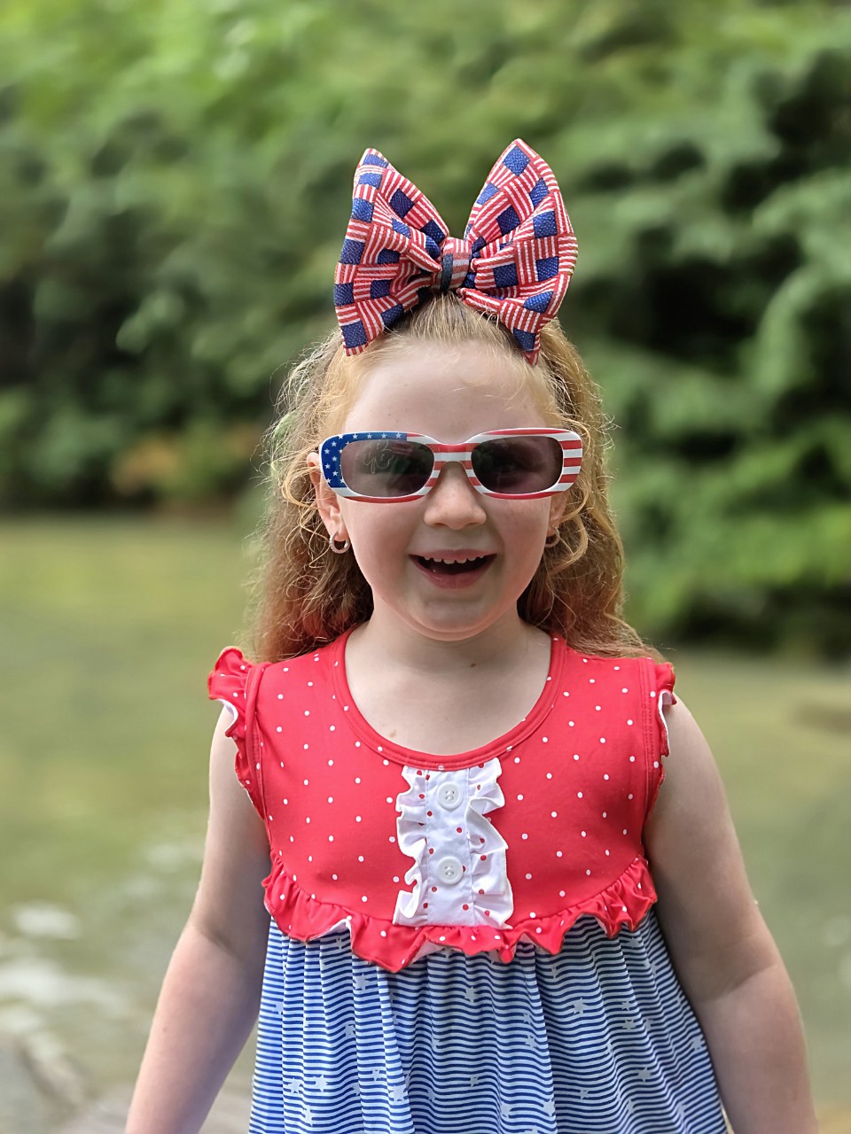 Patriotic Bow | Betsy Ross