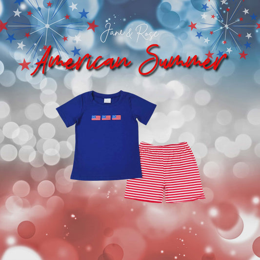 Shorts & Tee Set | Nantucket Nights