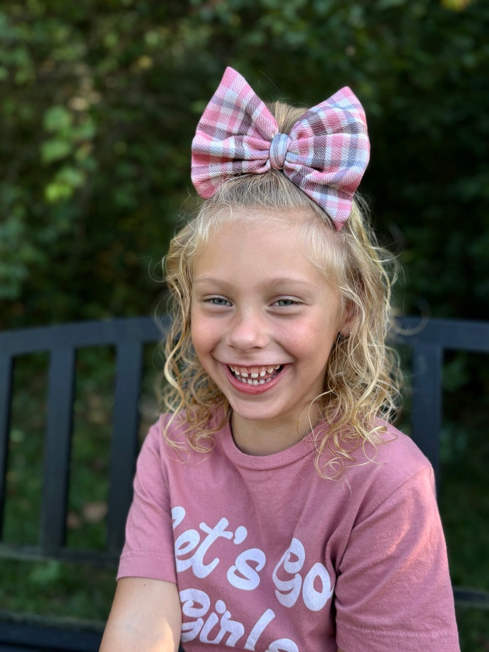 Plaid Bow | Chestnut & Berries
