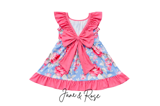 Bow Back Tank Dress | May Flowers