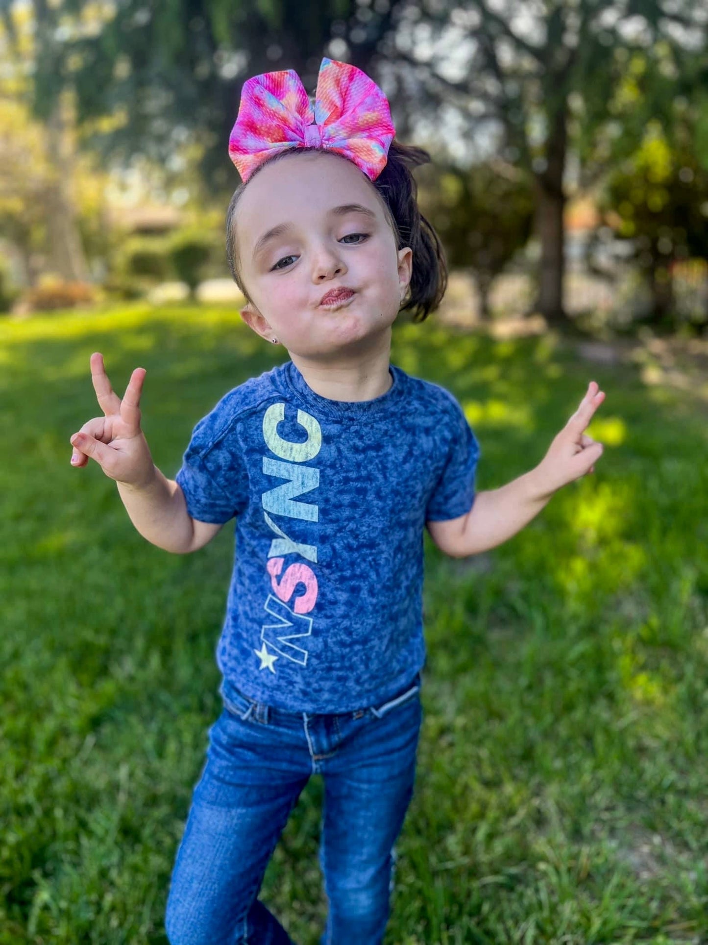 Tie Dye Bow | Tiki Punch Infusion