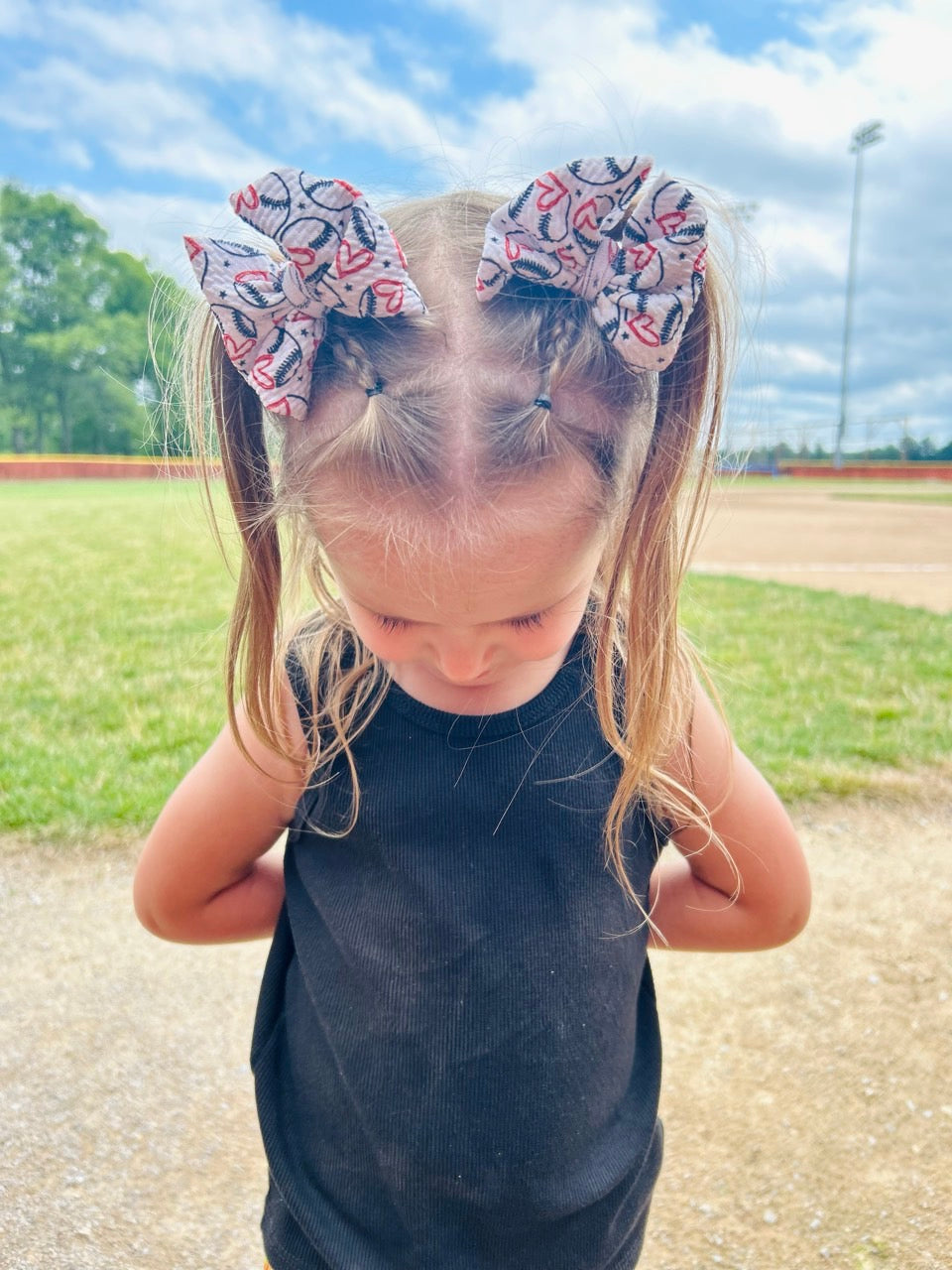 Baseball Bow | Curve Ball