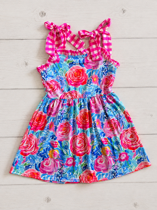 Tie Strap Dress | Lagoon Blooms