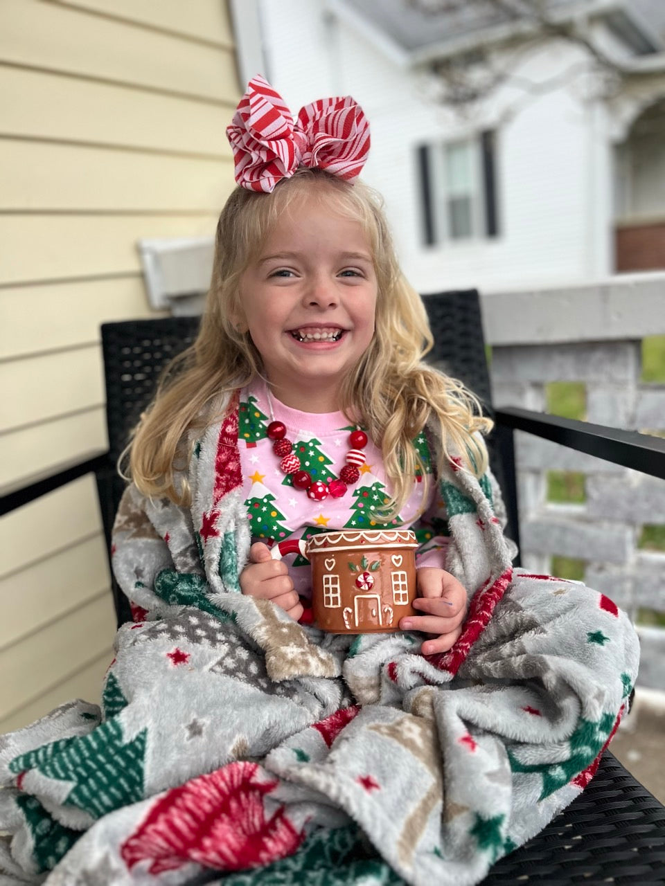 Christmas Bow | Peppermint Twist
