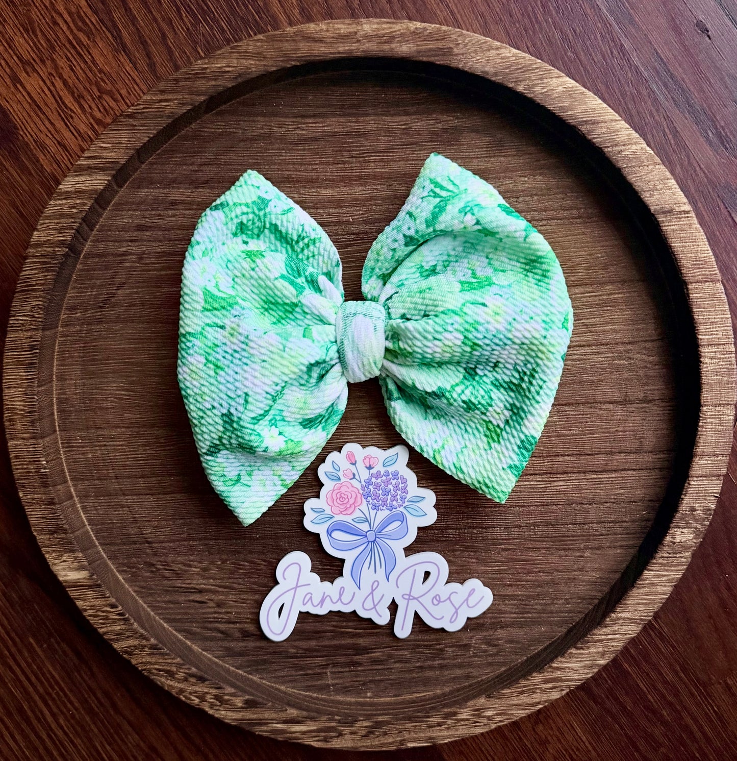 Print Bow | Garden Luck