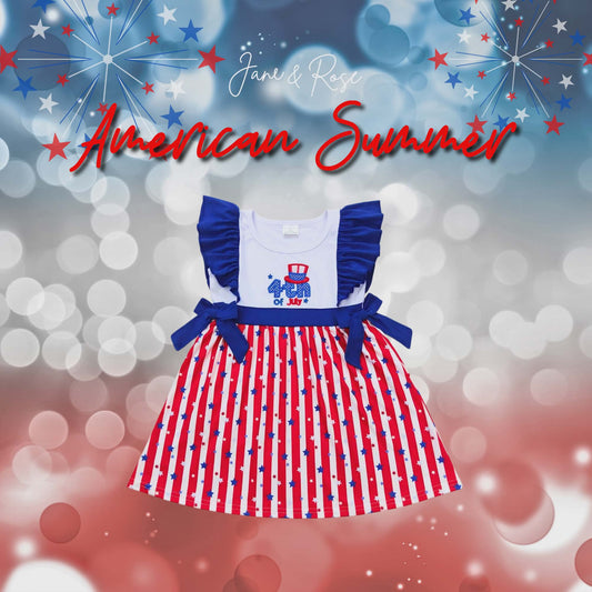 Ruffle Bow Dress | America the Great