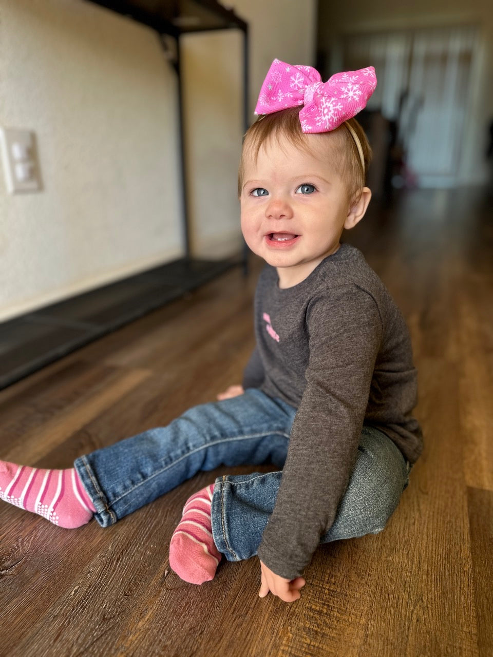 Winter Bow | Blush Blizzard