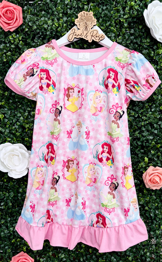 Short Sleeve Snuggle Gown | Fairy Tale
