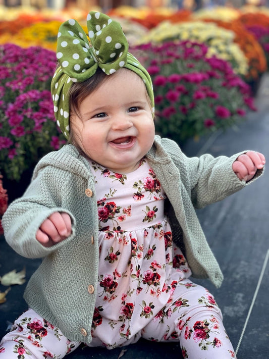 Spotted Bow | Olive
