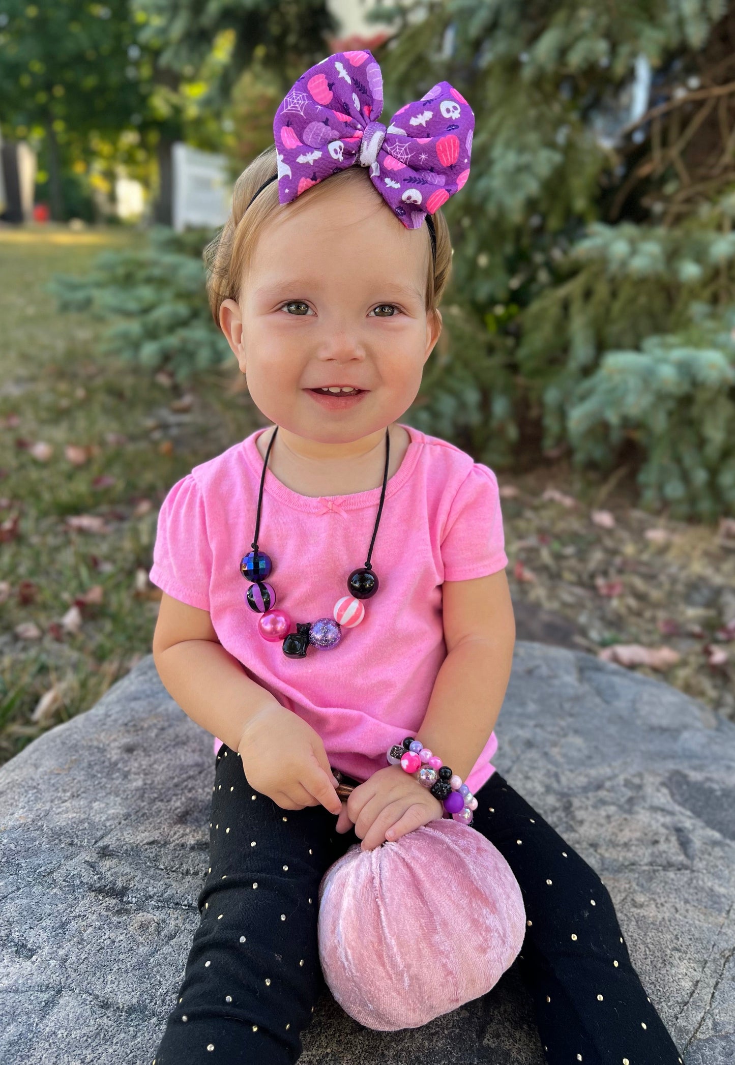 Halloween Bow | Purple Potion