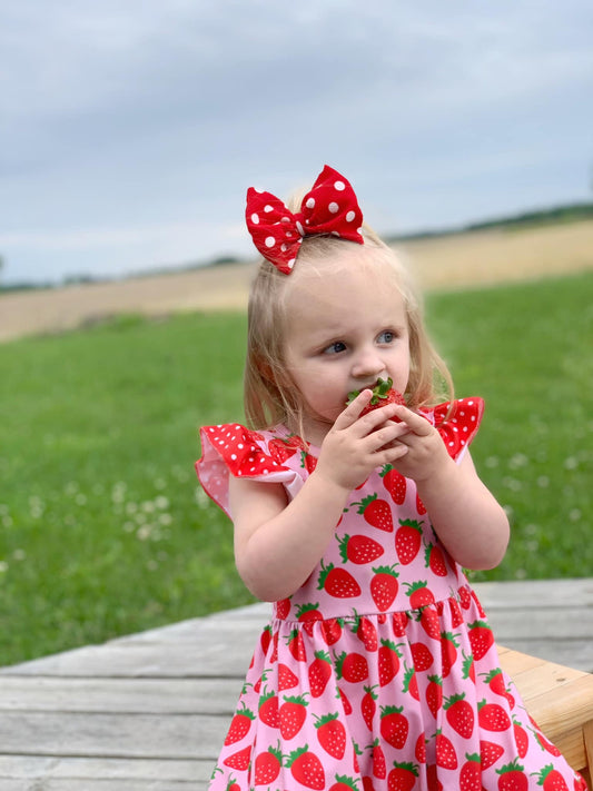 Spotted Bow | Strawberry