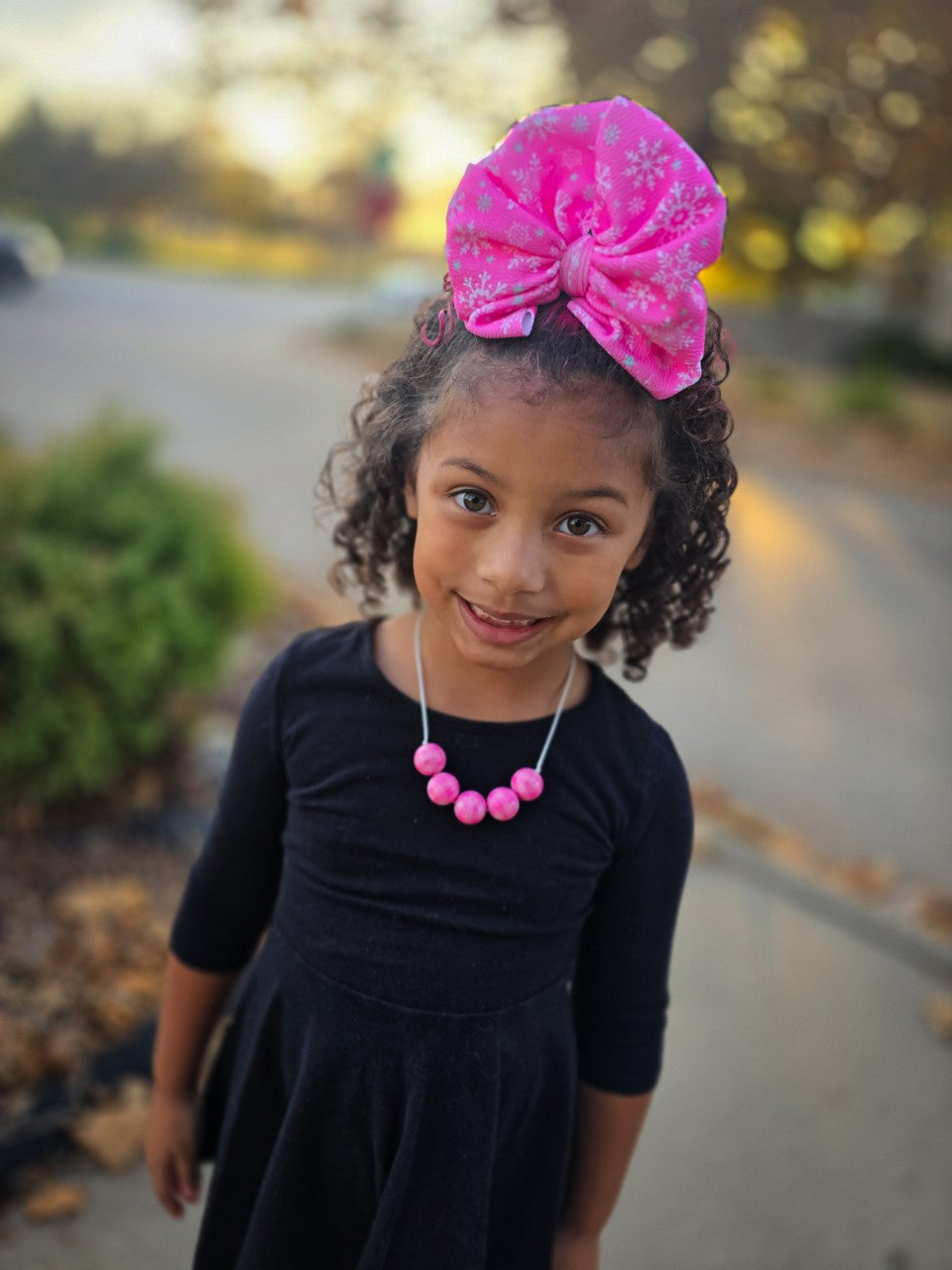 Winter Bow | Blush Blizzard