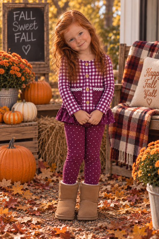 Tunic Leggings Set | Wild Berry