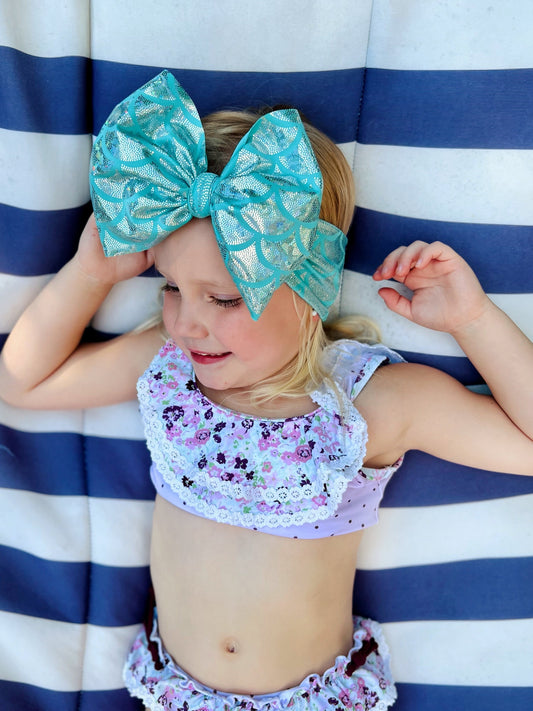 Shimmer Mermaid Bow | Alana