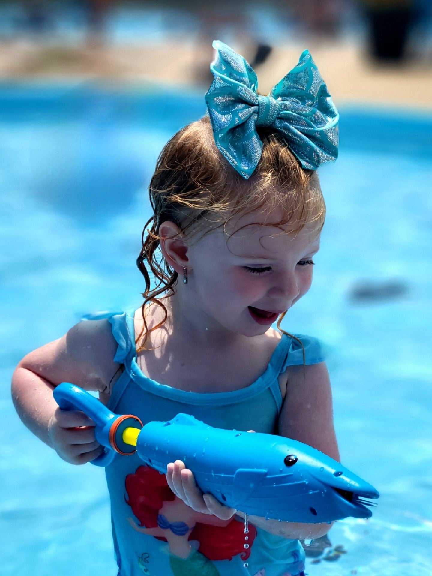 Shimmer Mermaid Bow | Alana