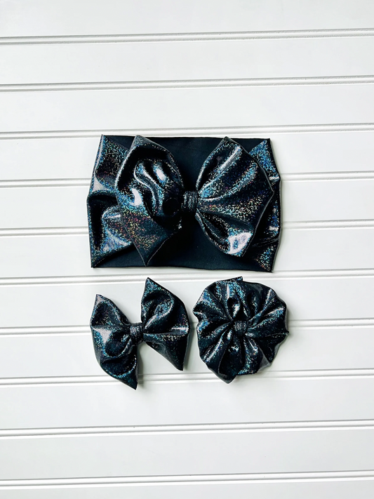 Shimmer Bow | Black Ice
