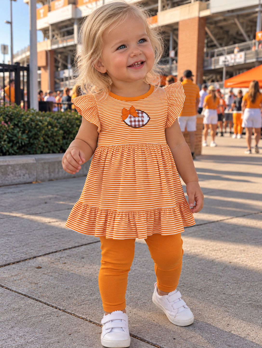 Tunic Leggings Set | Orange Crush