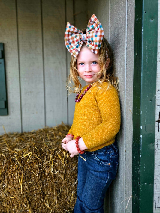 Plaid Bow | Cinnamon Pie