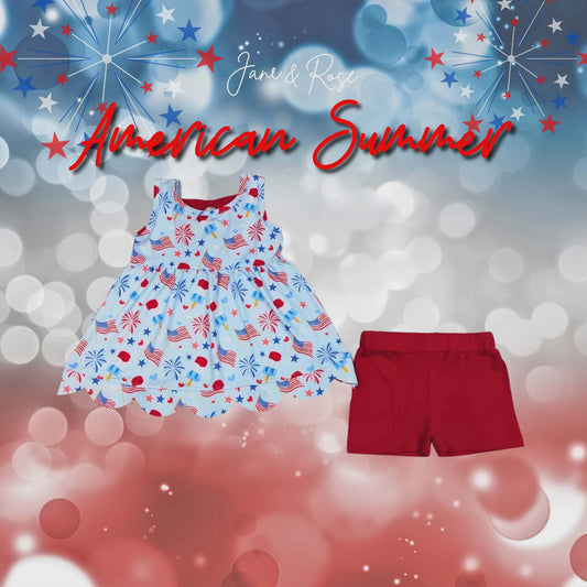 Scallop Tank Set | Summer Glory