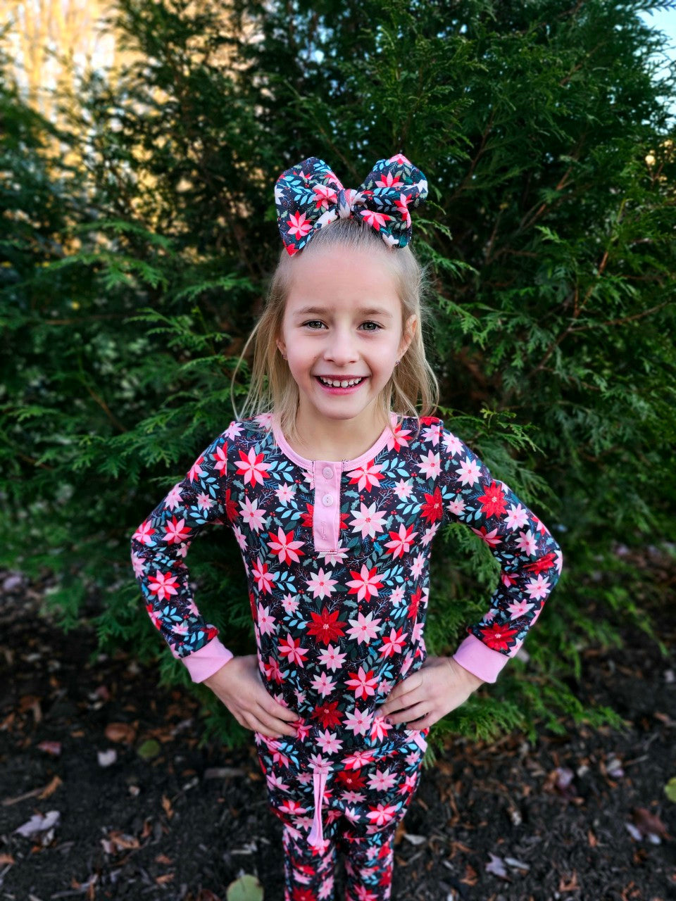 Christmas Bow | Floral Frost