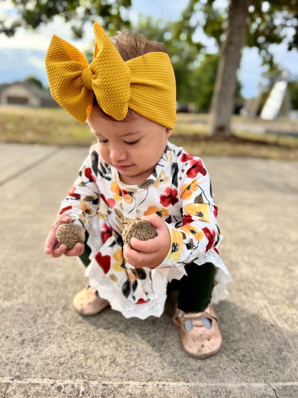 Solid Bow | Mustard