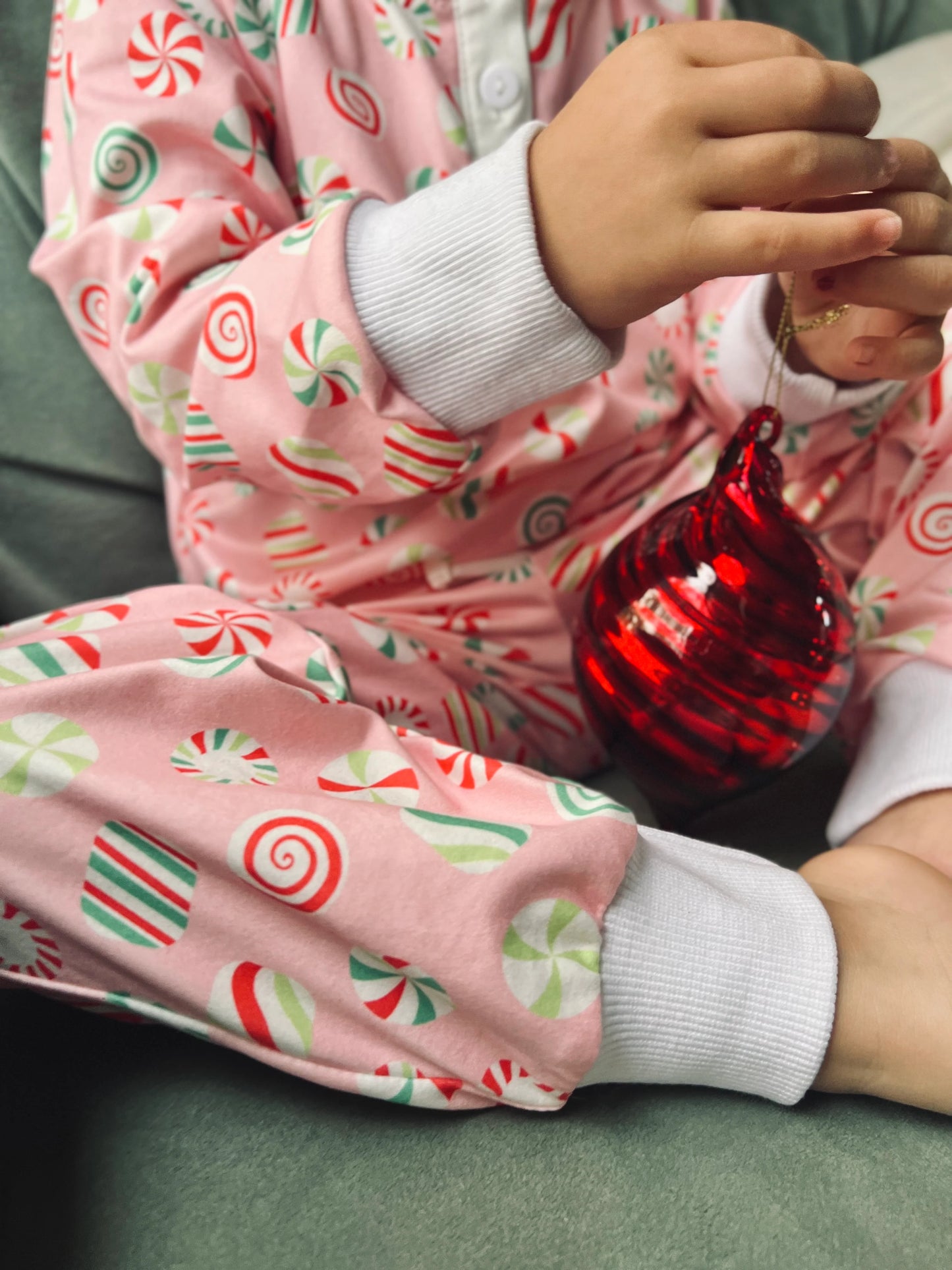 Long Sleeve 2 Piece Lounge Set | Pink Peppermint