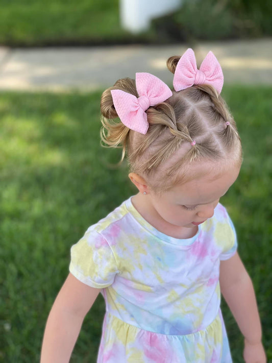 Solid Bow | Pink Lemonade