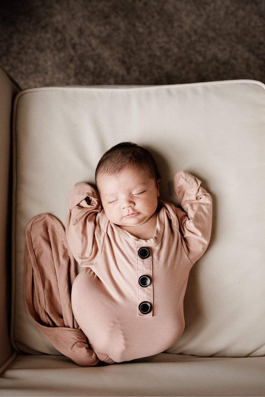 Bamboo Knotted Gown | Spanish Rose