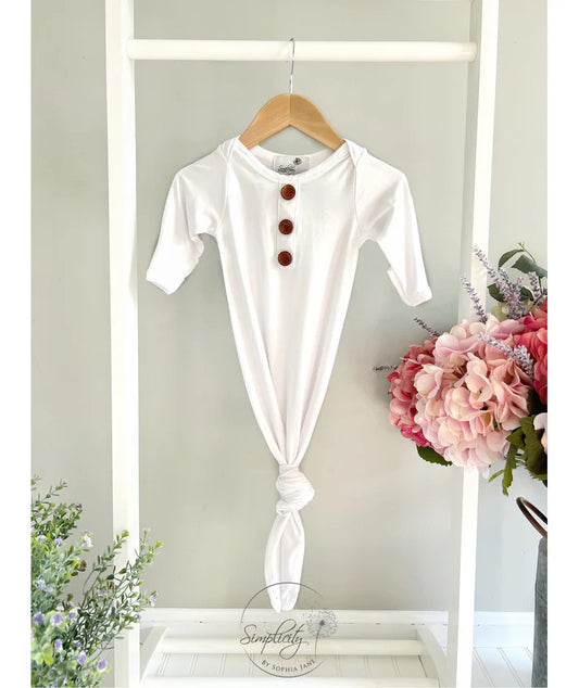 Bamboo Knotted Gown | Cotton