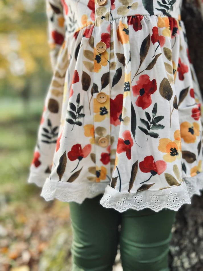 Long Sleeve Lace Set | Autumn Flourish
